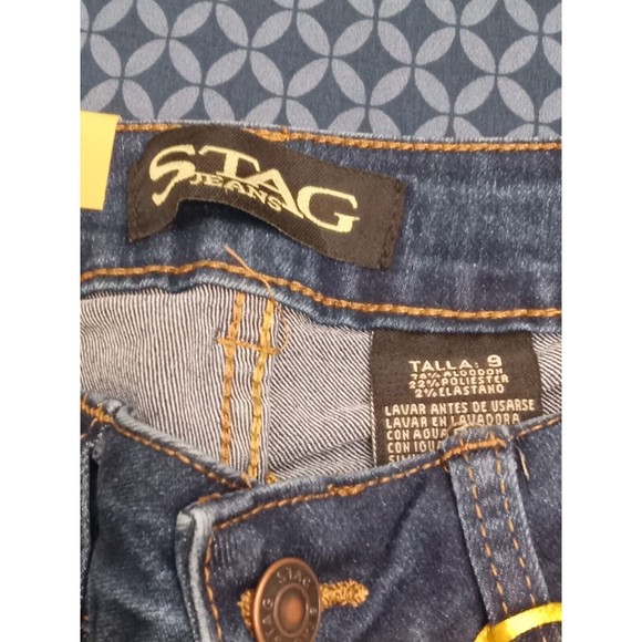 JEANS STRETCH DENIM BLUE, H2 XA 198 SIZE 9, WAIST 31 SKINNY, Butt LIFTING - Picture 9 of 9